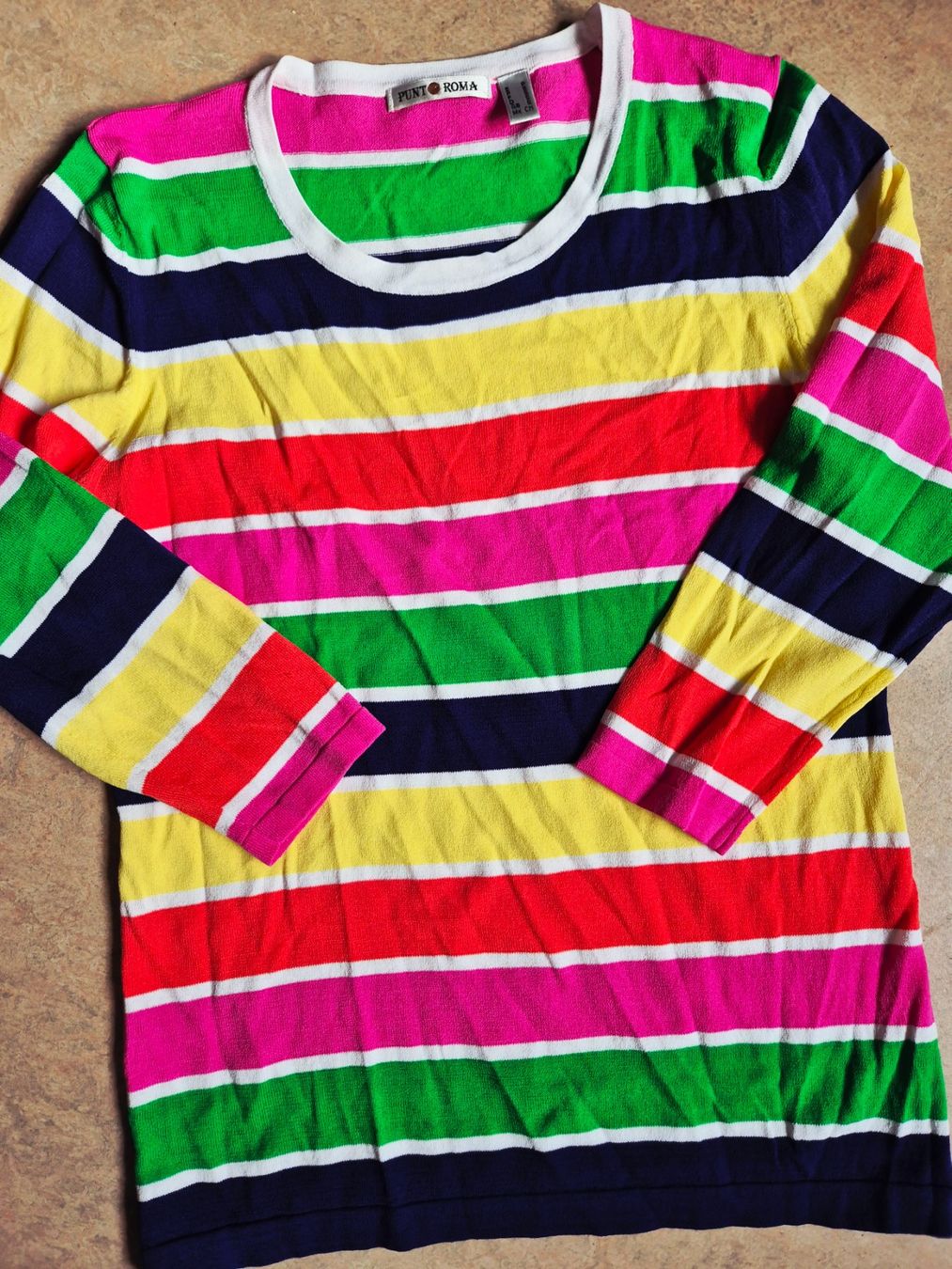 Maglioni & Felpe: PULLOVER PULLI PUNTO ROMA S 36 BUNT GESTREIFT,  TOP – Usato da Elsau venduto da the-colorful-side 1