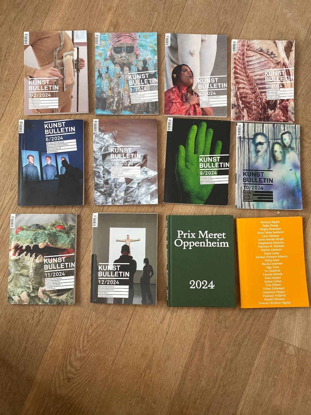 Riviste & Magazine: Kunst--Bulletin Ausgaben 2024 – Usato da Dübendorf venduto da Montclair