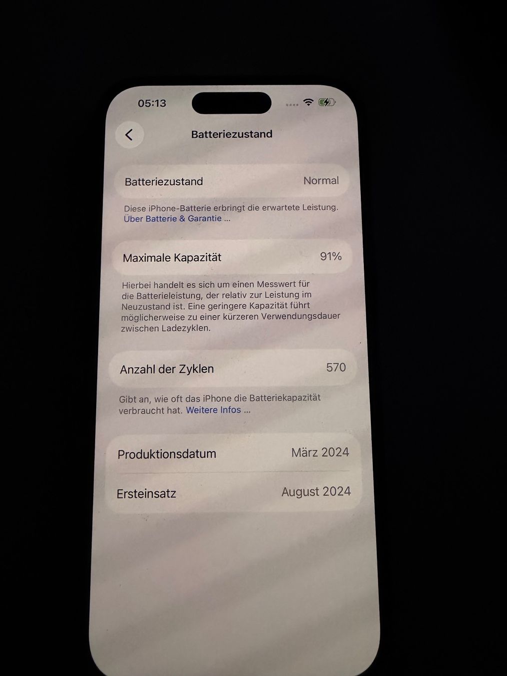Apple Handys / Smartphones: IPHONE 15, schwarz, 128GB – Gebraucht aus Balzers von chrikauf 5