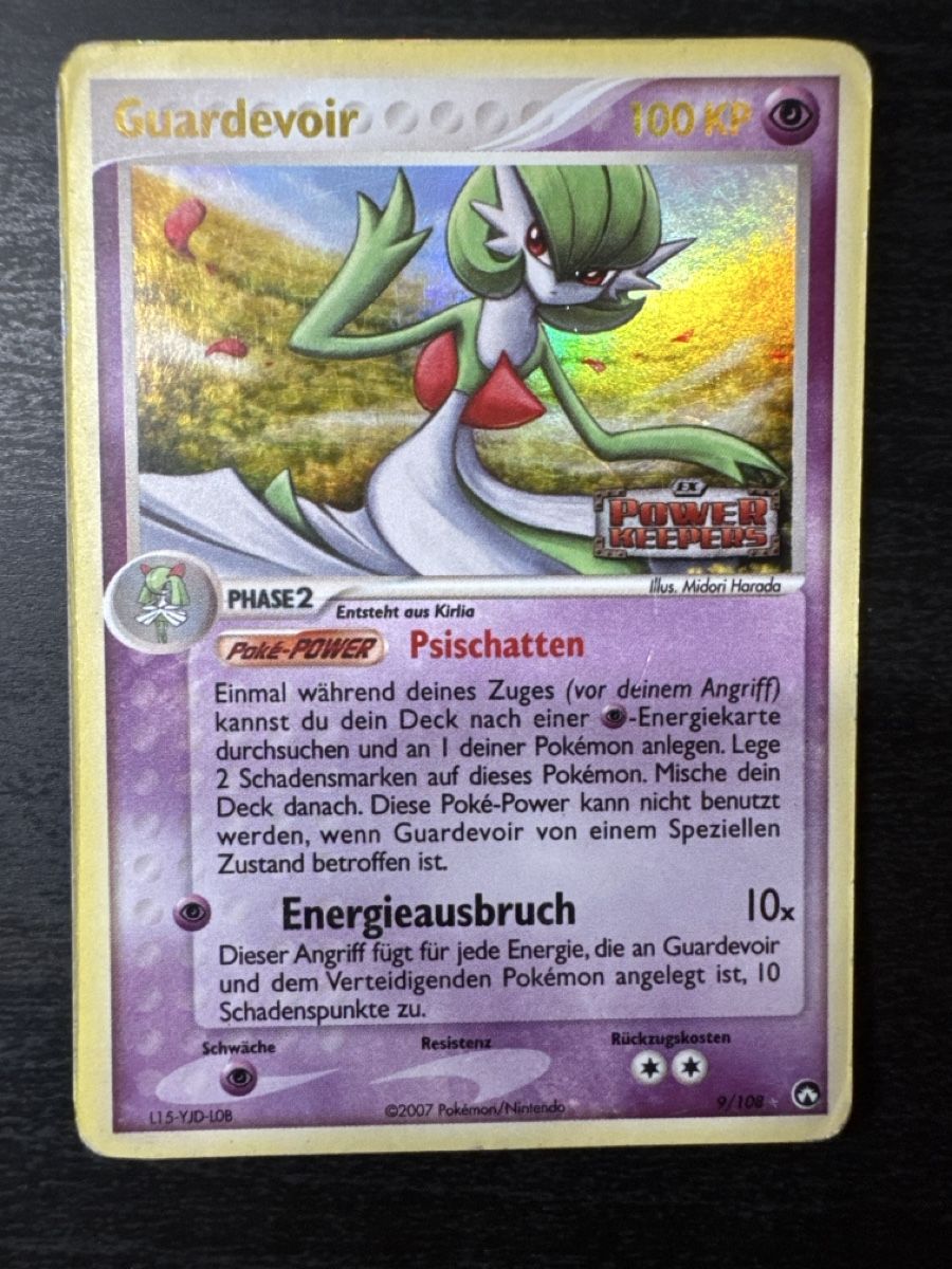 Pokémon Sammelbilder & Trading cards: Guardevoir Holo reverse Ex power keepers 9/108 – Gebraucht aus Belprahon von Rob_ain