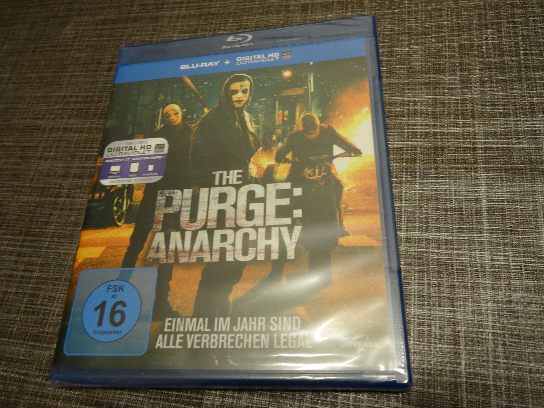 Tutti i DVDs: The Purge - Anarchy BLU-RAY NEUWARE – Usato da Olten venduto da Disc-Verkauf
