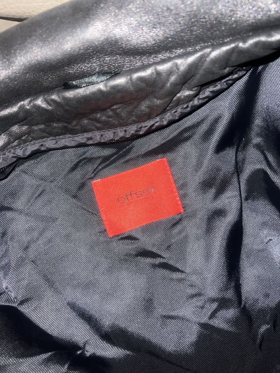 Giacche: Vintage Offset Leather Jacket – Usato da Zürich venduto da yde_qbw9 3