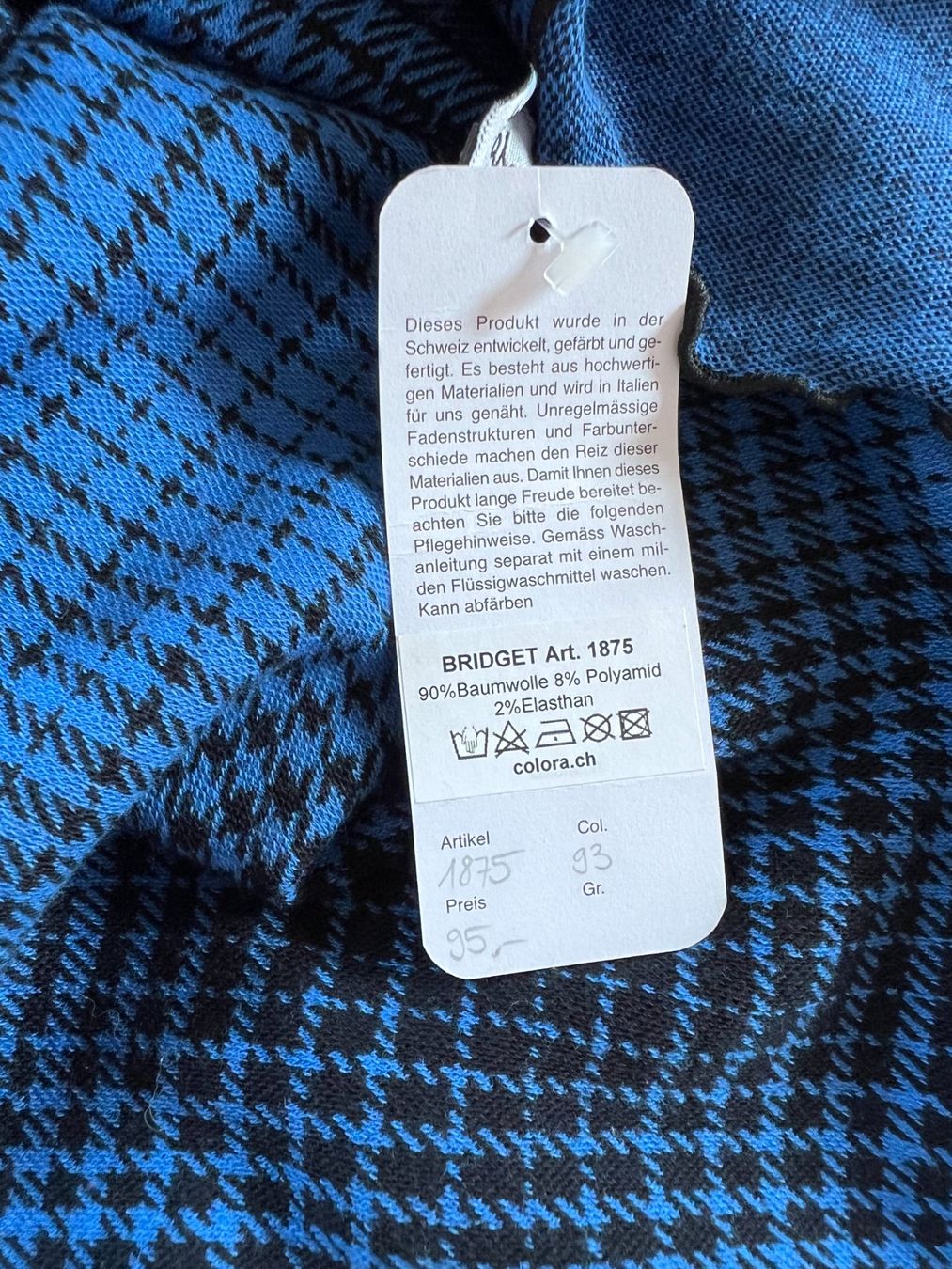 Colora Foulard & Sciarpe: Colora Schal, Blau/Schwarz, NEU – Nuovo e nell'imballaggio originale da Worb venduto da farben20zauber 2