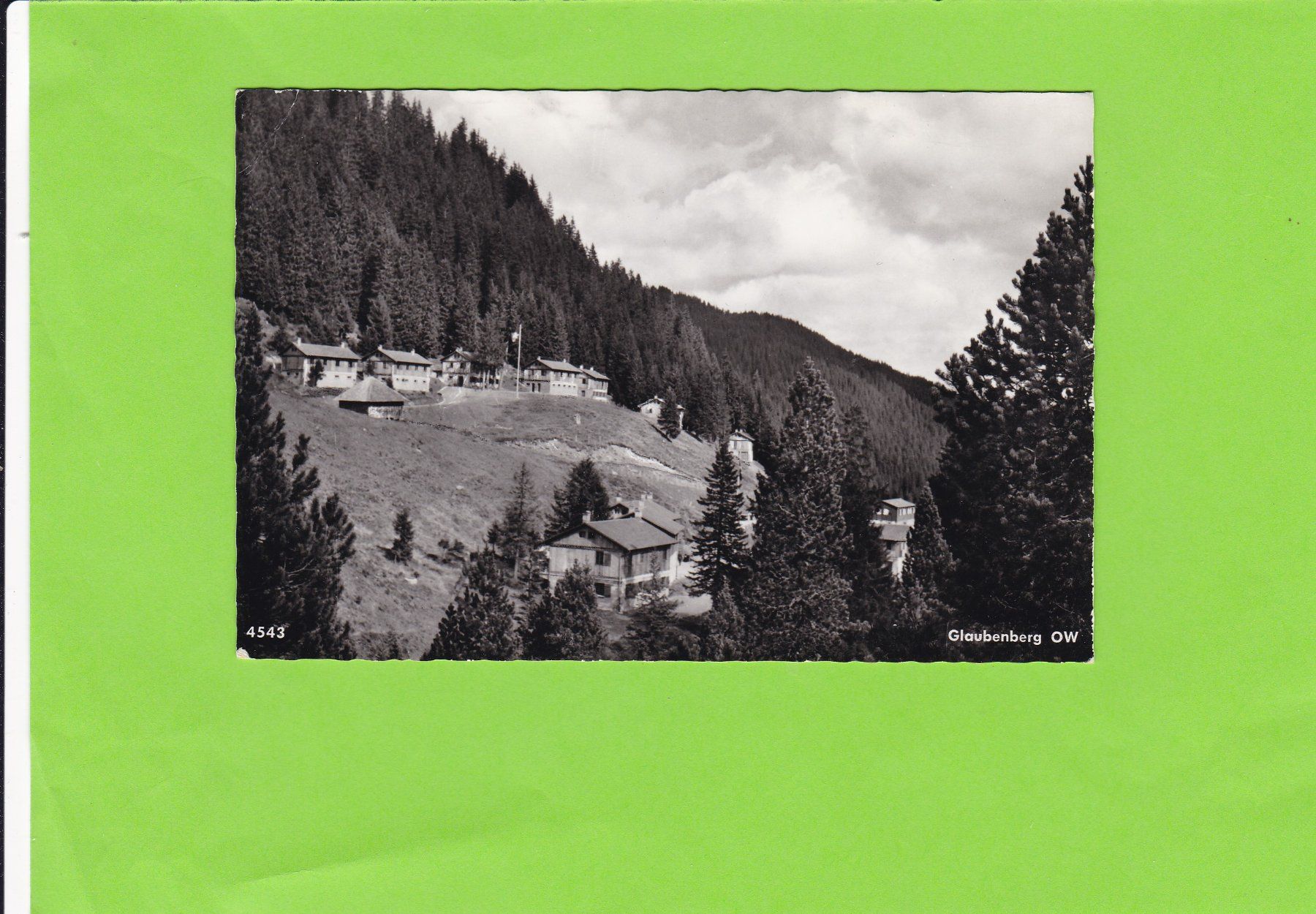 Cartoline postali: Glaubenberg OW--Feldpost – Usato da St. Peterzell venduto da neckertal