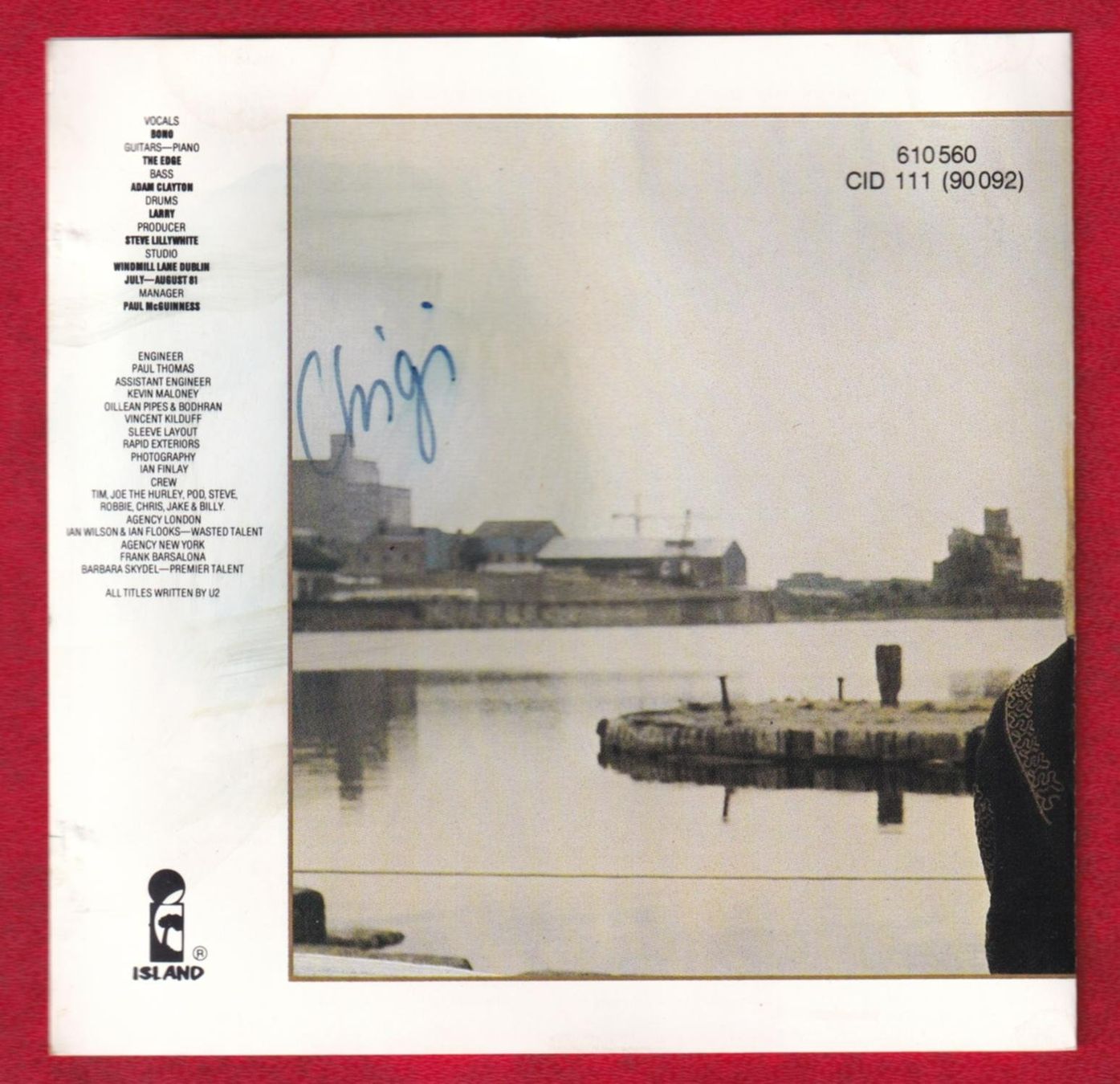 CD: U2 - October (CD) – Usato da Zürich venduto da Pfluftl2000 2