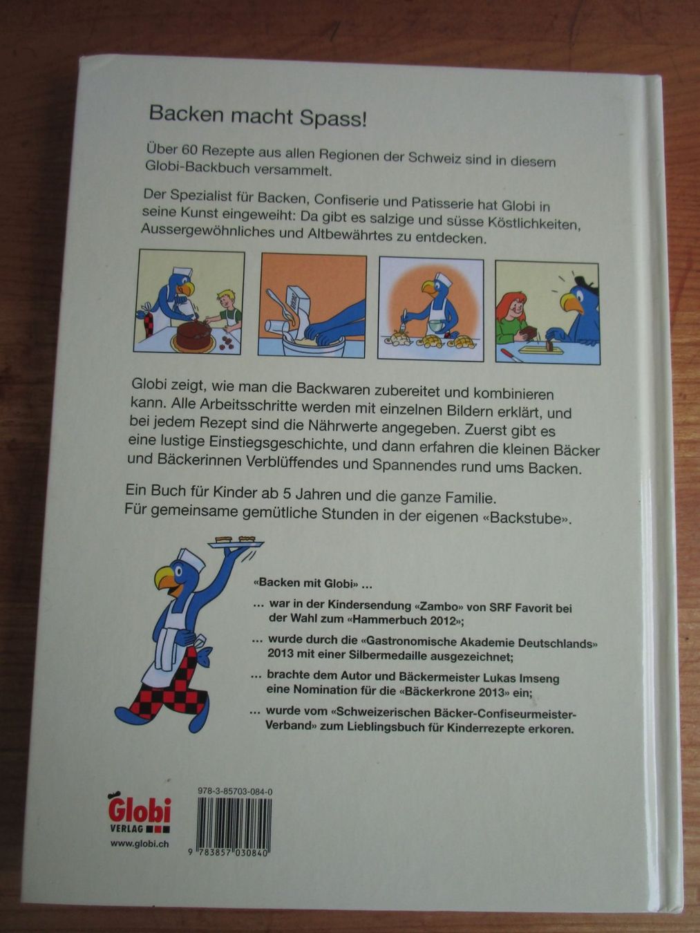 Bücher: Backen mit Globi, 2. Auflage 2013 – Gebraucht aus Binningen von Oldfashion 9