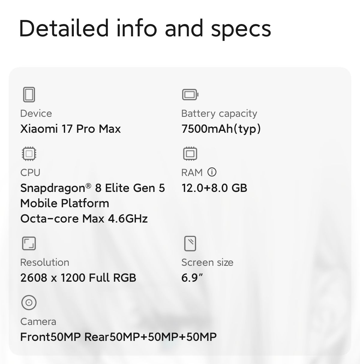 Xiaomi Portables: xiaomi 17 pro – D'occasion à Brigerbad par Rikardo11 2