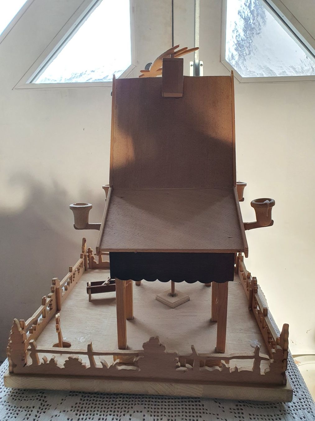 Articoli in legno: Weihnachtskrippe aus Holz – Usato da Villnachern venduto da RicardoMary 2