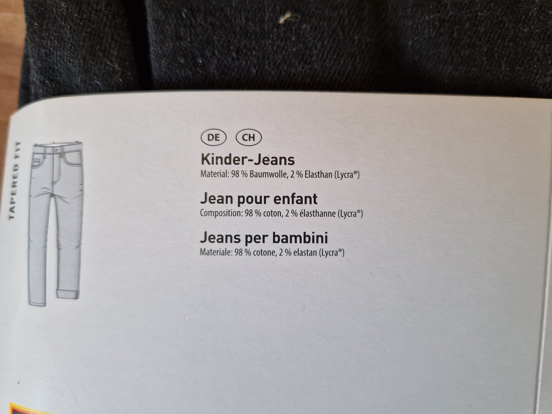 Jeans: NEU Jeans schwarz 140 – Nuovo e nell'imballaggio originale da Giswil venduto da monimaus08 2