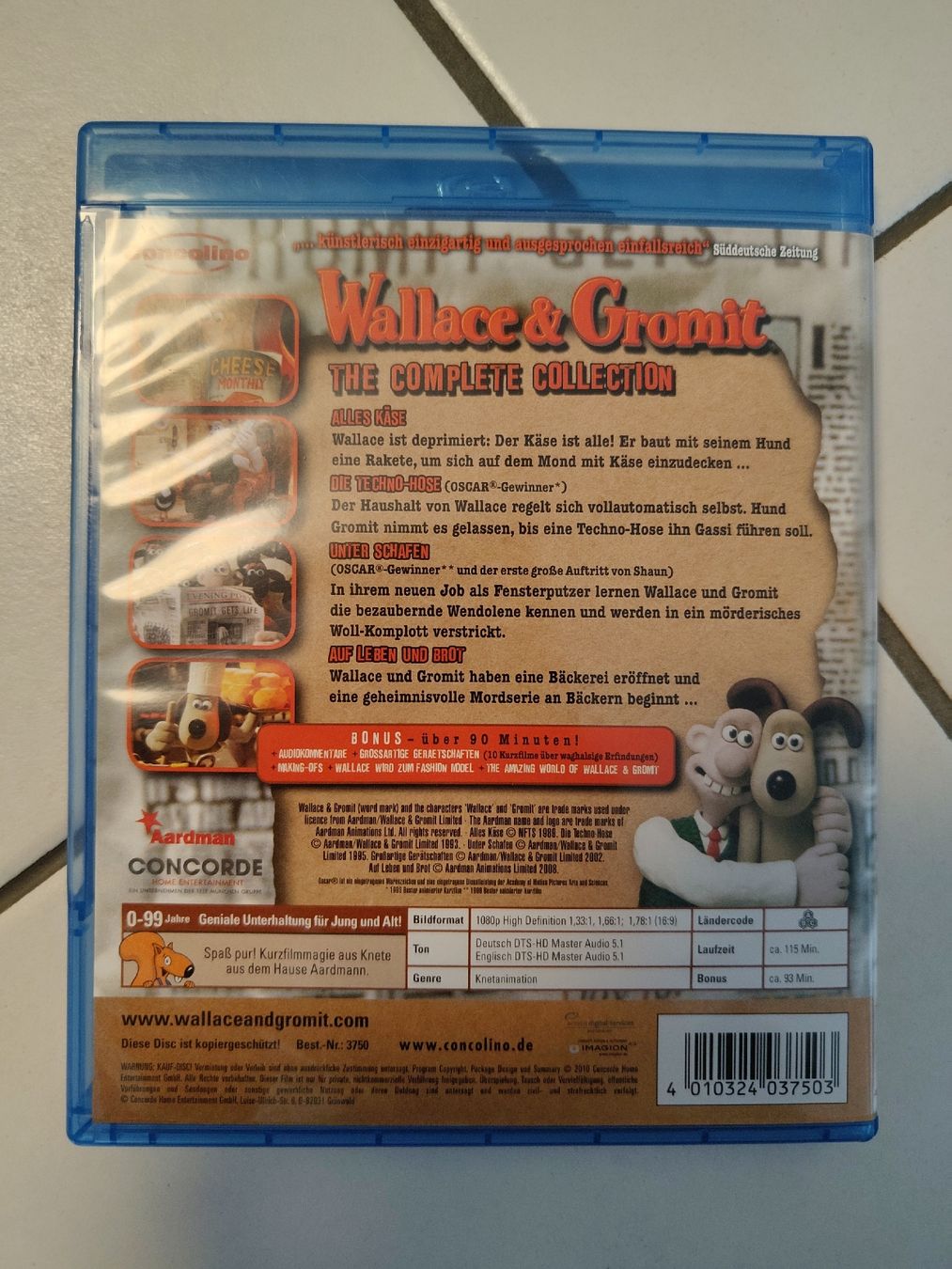 Tutti i DVDs: Wallace & Gromit - The Complete Collection - BluRay – Usato da Gasel venduto da Realrumblejack 1