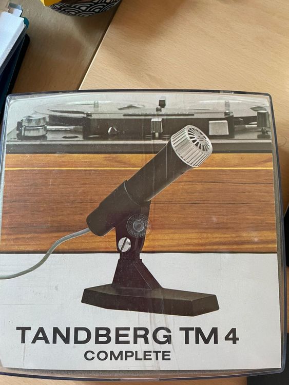 Tandberg TM 4 Complete Vintage Mikrofon Set mit Zubehör & Bo (Gebraucht ...