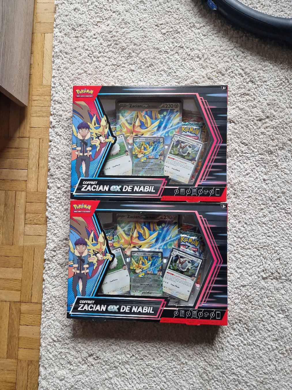 Pokémon Sammelbilder & Trading cards: 2x Coffret Zacian Pokémon – Neu und originalverpackt aus Les Acacias von S.Vieira