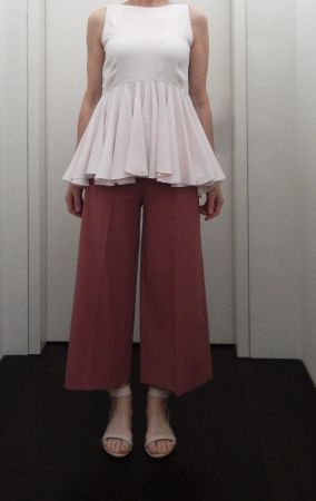 Orig. ANTONIO BERARDI Peplum Seidentop Gr. 36