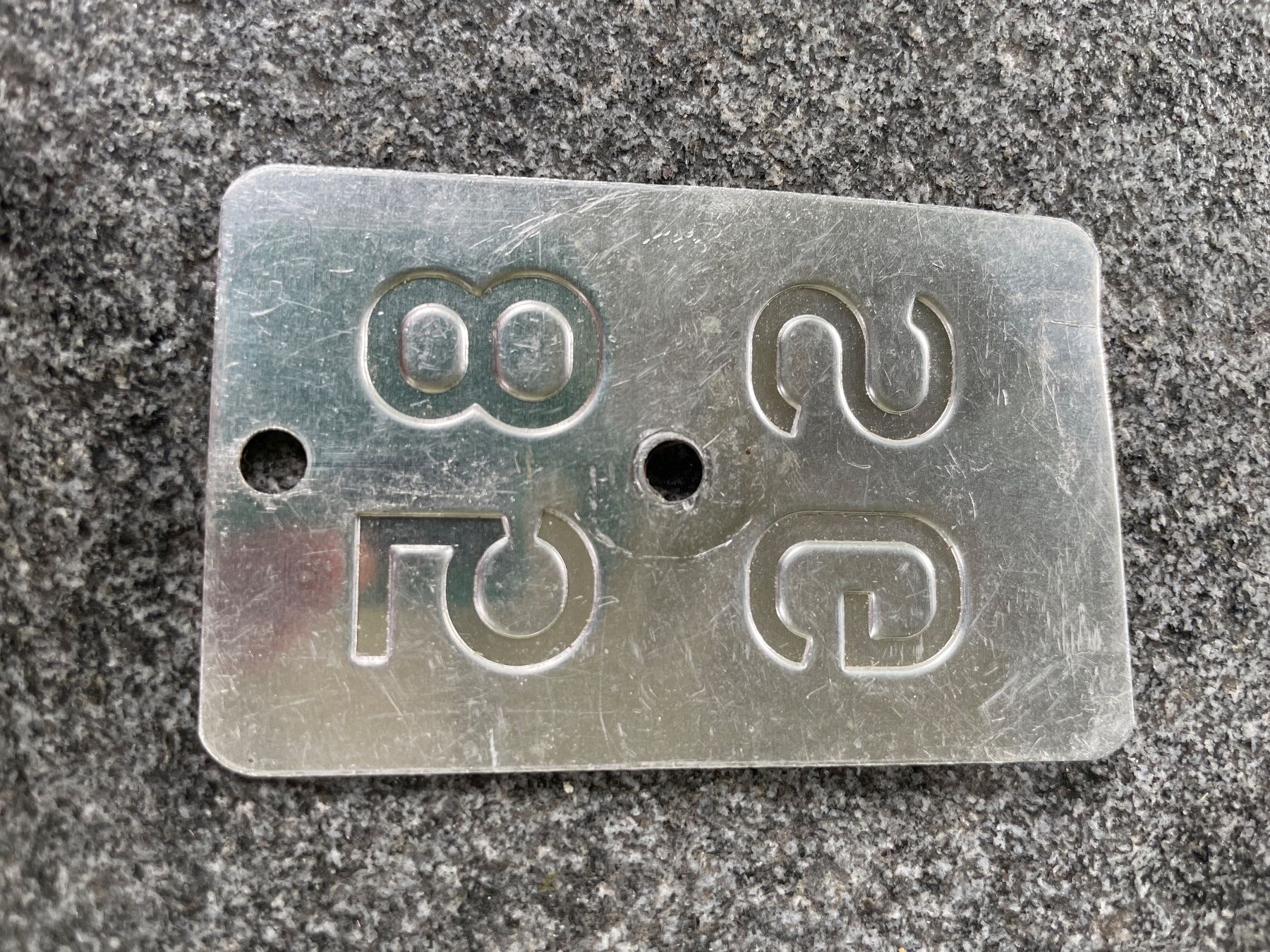 Insegne: Velonummer SG 85 – Usato da Winterthur venduto da cheerio97 2