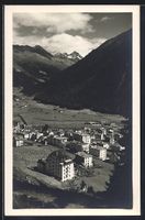 AK Davos, Ortsansicht aus der Vogelschau