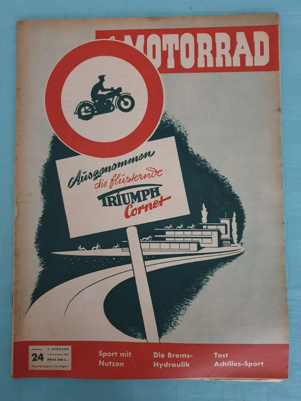 Zeitschriften & Magazine: Das MOTORRAD Zeitschrift – Gebraucht aus Mörschwil von spirspi