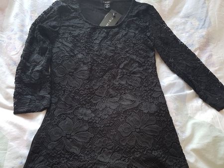Shirt mit Spitzen neu Gr.36