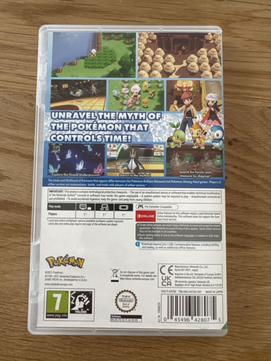 Giochi: Pokemon Brilliant Diamonf – Usato da Ichertswil venduto da EldenLord 2