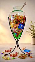 Designer Glas-Amphore - Vase mit Ständer - Perfekt für Deko