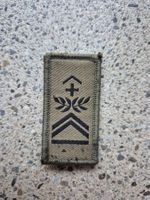 *** Gradabzeichen Hauptfeldweibel mit klett ***