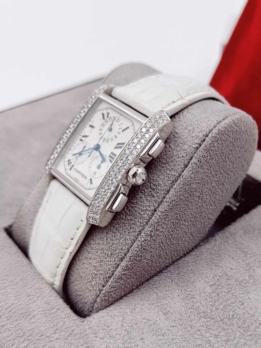 Cartier Uhren: CARTIER TANK FRANCAISE CHRONOFLEX CHRONOGRAPH – Gebraucht aus Luzern von EdiGem 3