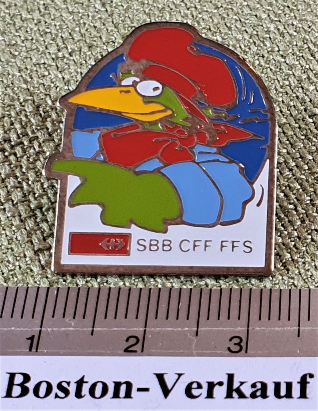 Spille: C476 - Pin SBB CFF FFS Rabe Lokführer CH – Usato da Reinach BL venduto da Boston-Verkauf 1
