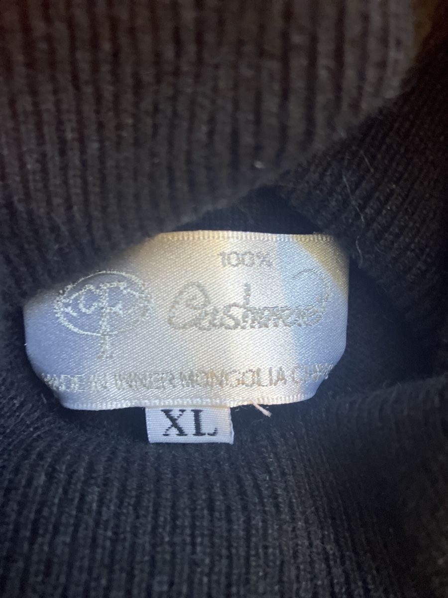Maglioni & Felpe: Rollkragenpullover 100% Kaschmir schwarz Grösse XL – Usato da Muralto venduto da jac_hkz5 2