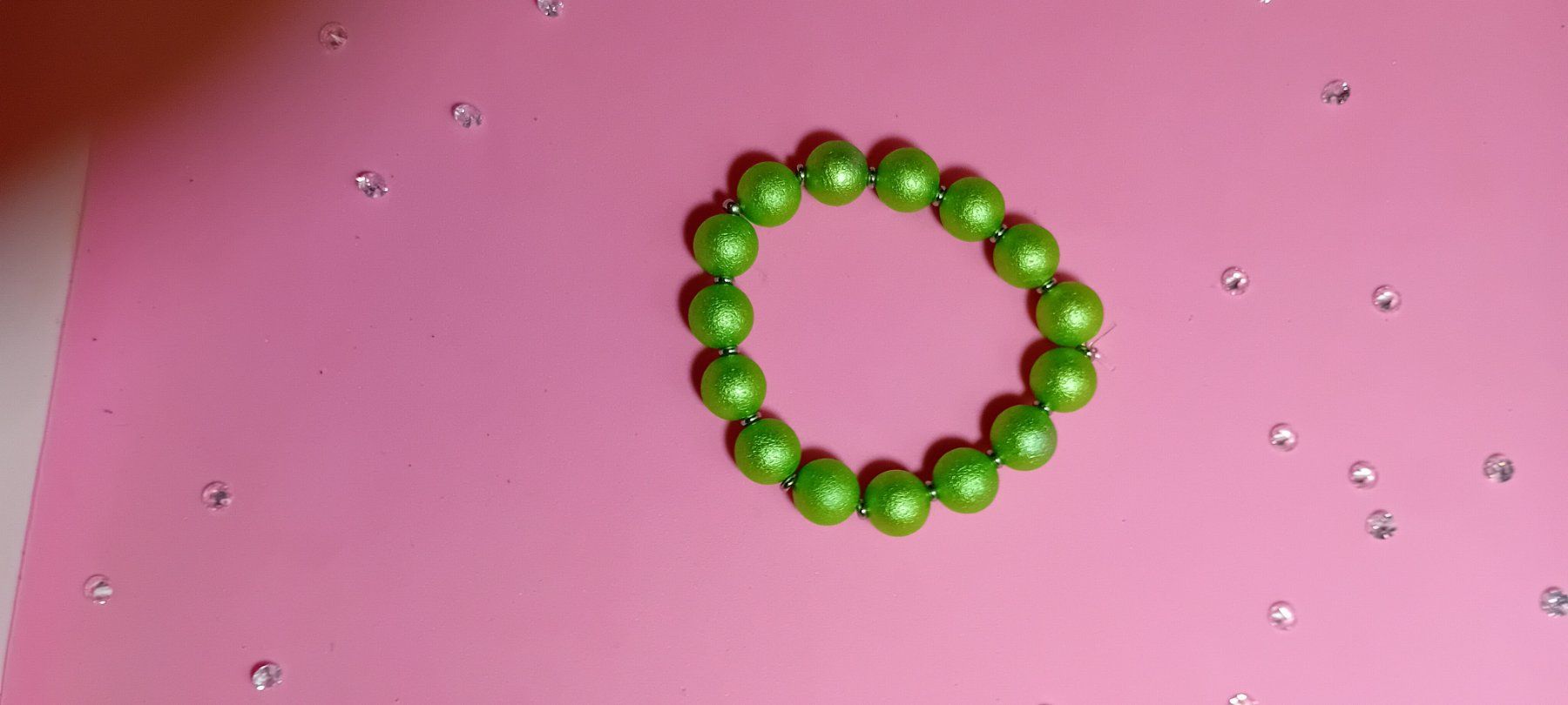 Bracciali & Braccialetti: armband,,grün,,,,modeschmuck,,matt – Nuovo (secondo la descrizione) da Basel venduto da bij_5hqd 2