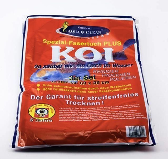 Produits d'entretien: KOI AQUA CLEAN SPEZIAL-FASERTUCH PLUS – Neuf avec emballage d'origine à Stansstad par Teilnehmer1