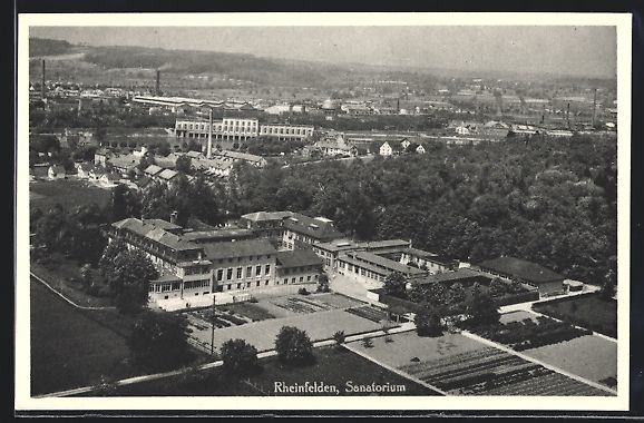 Cartoline postali: AK Rheinfelden, Sanatorium der Stadt – Usato da Berlin venduto da bartko-reher