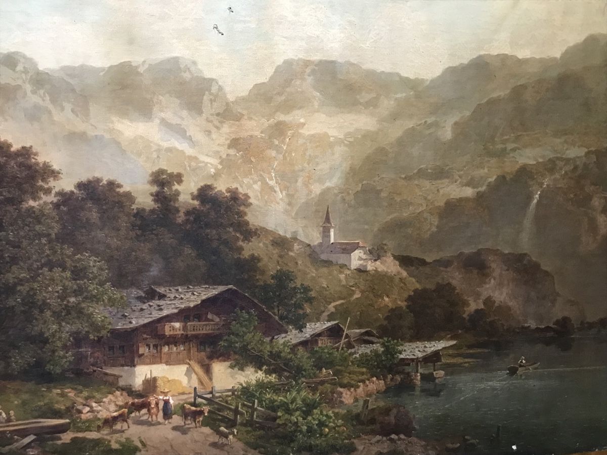 Dipinti: BÜTLER JOSEPH NIKLAUS  1822-1885 – Usato da Wolfhalden venduto da SecondAntique 6