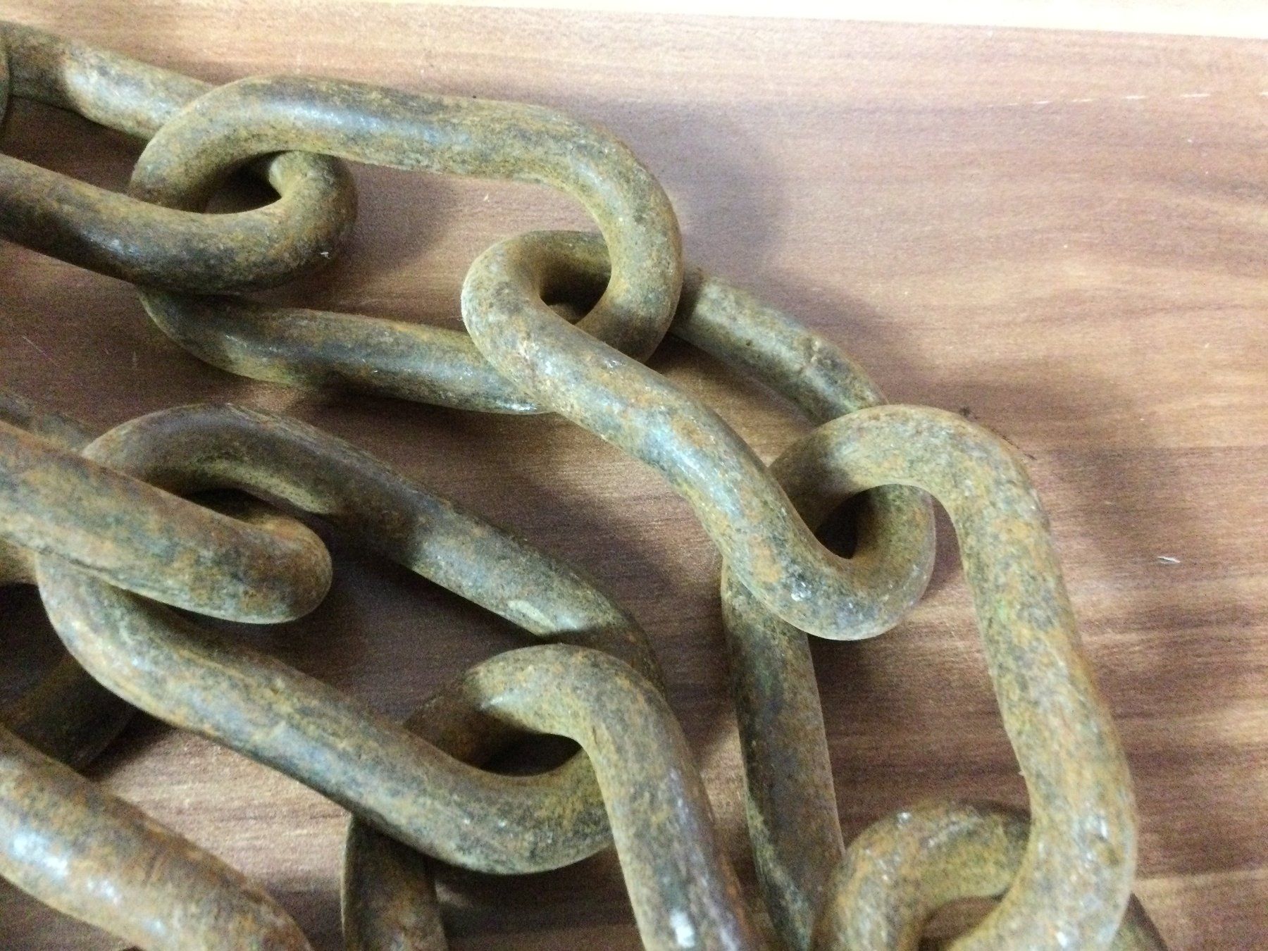 Attrezzi da lavoro: Alte lange gebrauchte Eisenkette rostig mit Haken – Usato da Wangen SZ venduto da kuriosum12 3