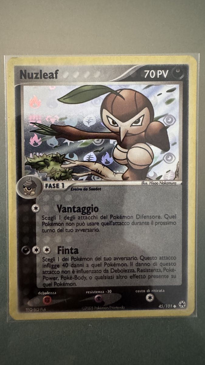 Pokémon Sammelbilder & Trading cards: Nuzleaf Holo reverse 45/101 Ex hidden Legends  – Gebraucht aus Belprahon von Rob_ain