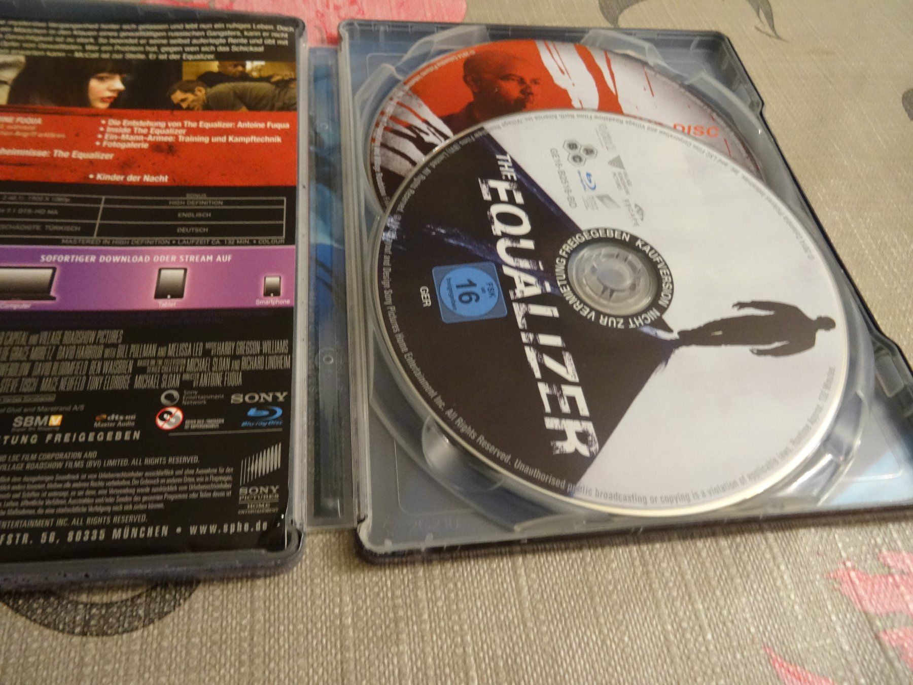 Tutti i DVDs: The Equalizer Steelbook Blu-Ray - Denzel Washington! – Usato da Olten venduto da Disc-Verkauf 1