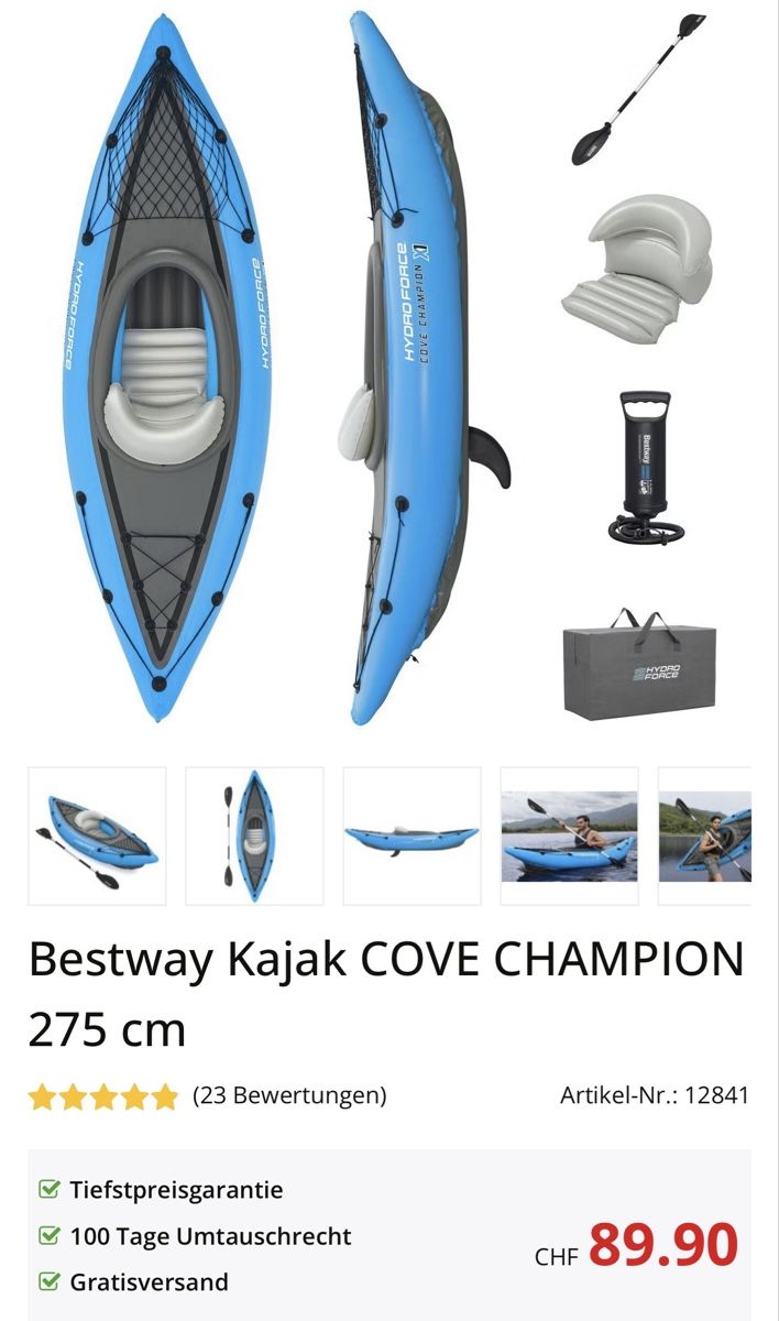 Bateaux: Kajak – D'occasion à Wassen UR par sim_7vsg