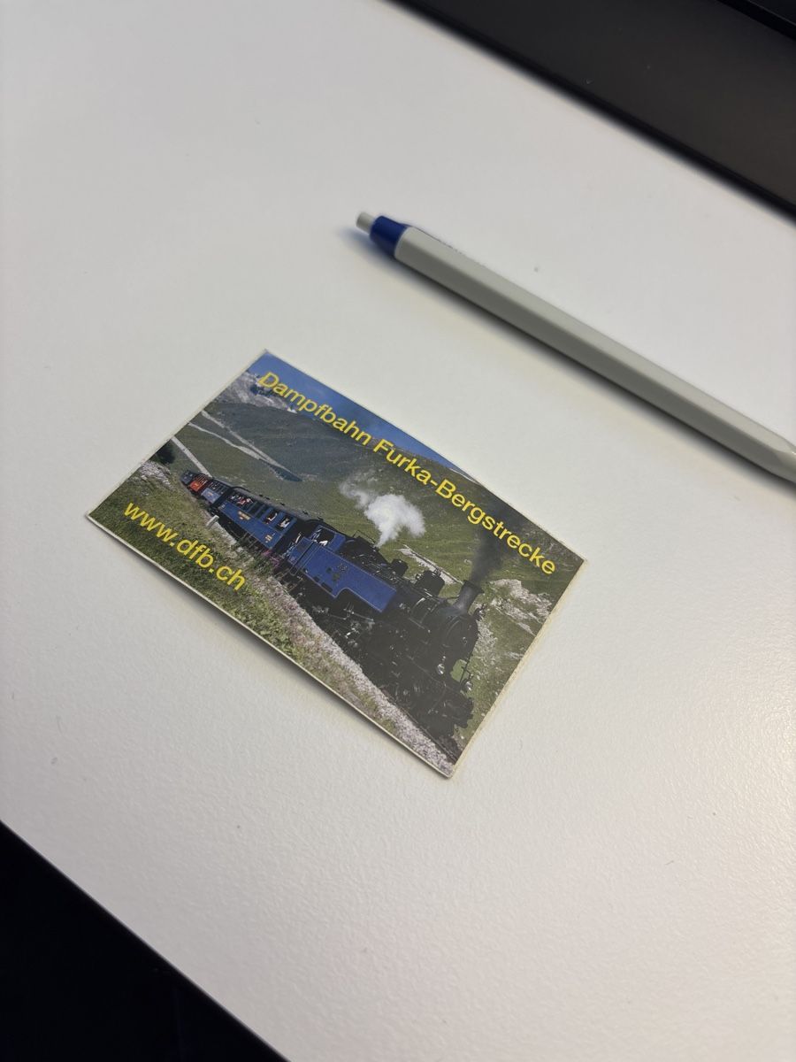 Sticker: Dampfbahn Furka-Bergstrecke Sticker – Nuovo (secondo la descrizione) da Zürich venduto da engebrunau 1