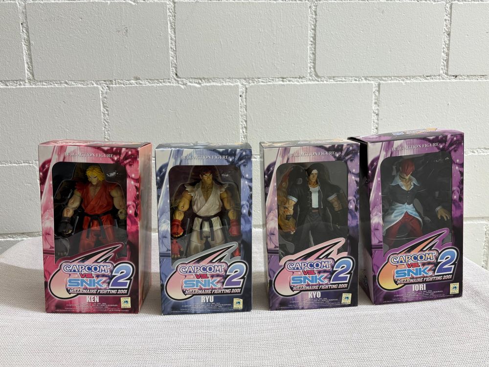 Capcom vs SNK 2 Figuren Set, Ken, Ryu, Kyo, Iori, Neu! (Neu und ...