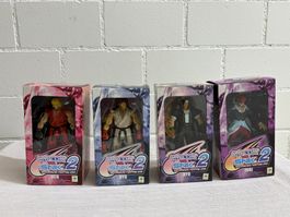 Capcom vs SNK 2 Figuren Set, Ken, Ryu, Kyo, Iori, Neu!