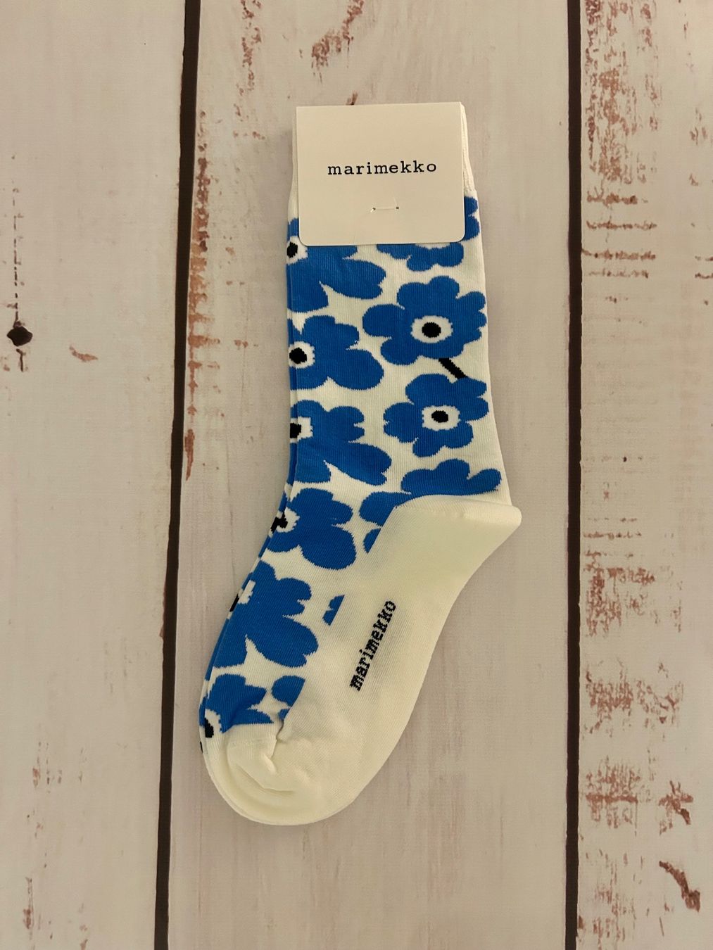 Socken: Marimekko socks pop-up flower print – Neu und originalverpackt aus Zürich von Ferienan 3