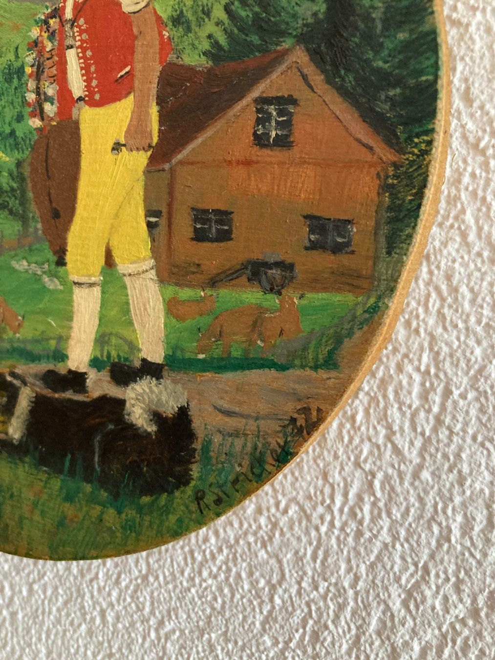 Dipinti: Appenzeller Sennenbild – Usato da Wil SG venduto da Pin05 2