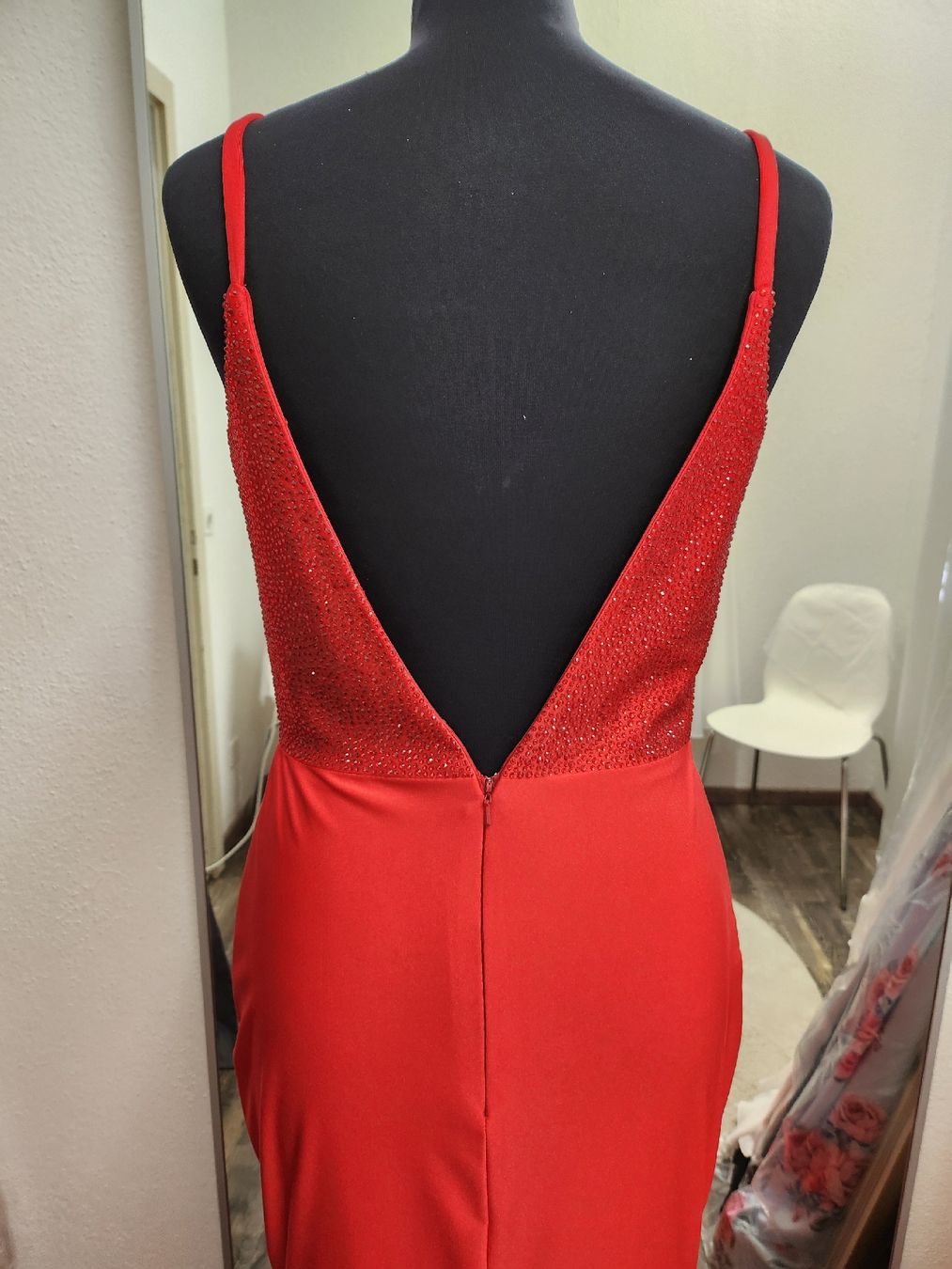 Vestiti: Rot kleid – Nuovo (secondo la descrizione) da Uster venduto da VMT. 1