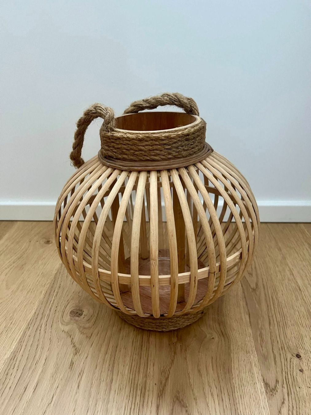 Lanternes: Lanterna in bambu con manico in corda – D'occasion à Comano par nadiamvr