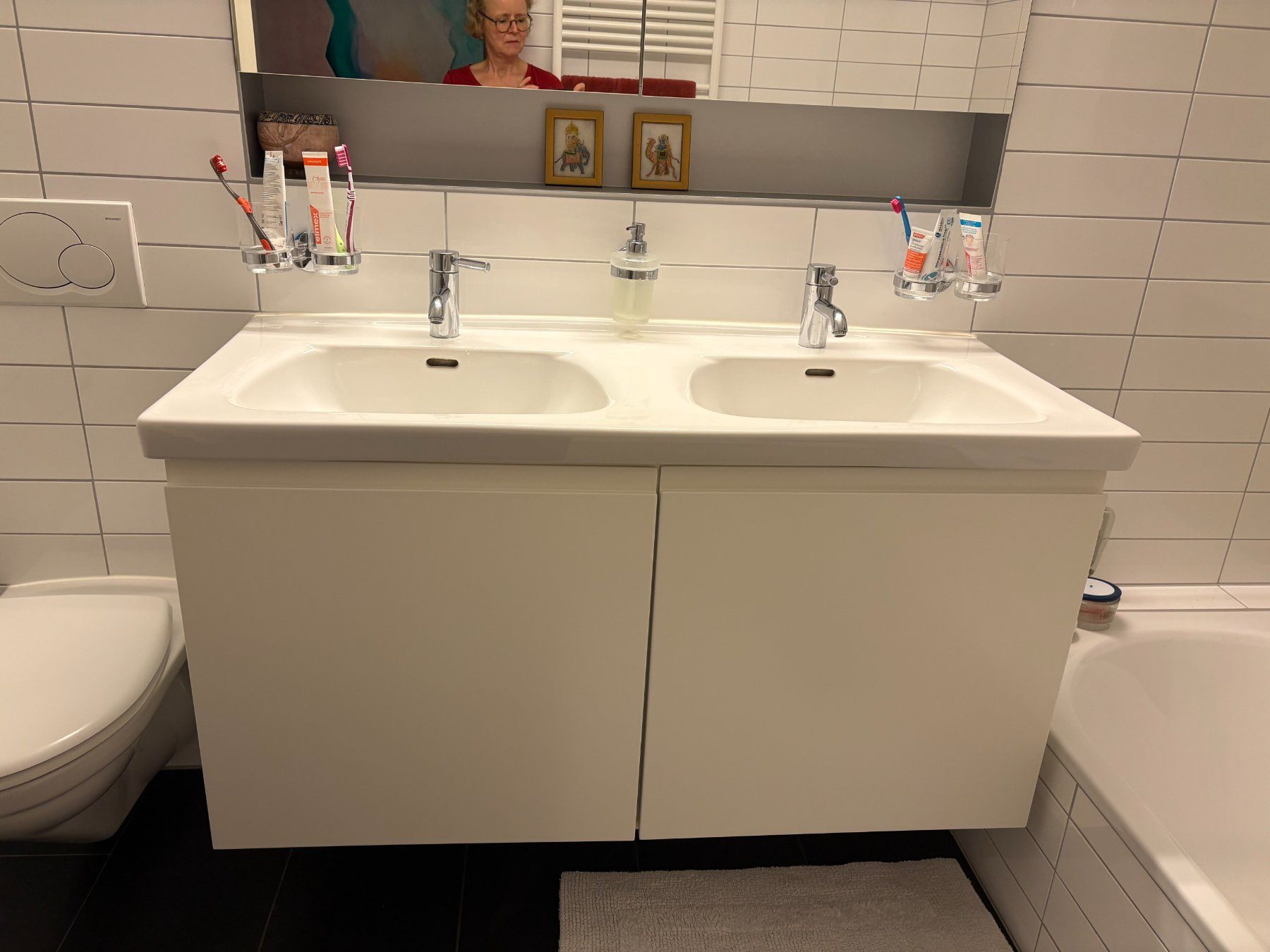 Mobili per bagno: Waschbecken mit Unterschrank – Usato da Rheinfelden venduto da Obringen