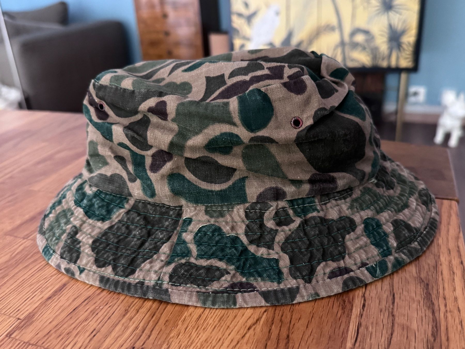 Copricapi, berretti & cappellini: Bob Chapeau de soleil camouflage 59 cm – Usato da Genève venduto da New-York12 3