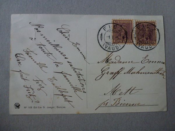 Tous les timbres: Top ++ Karte Chateau de Chillon mit 2x J7 – D'occasion à Walkringen par Casablanca777 1