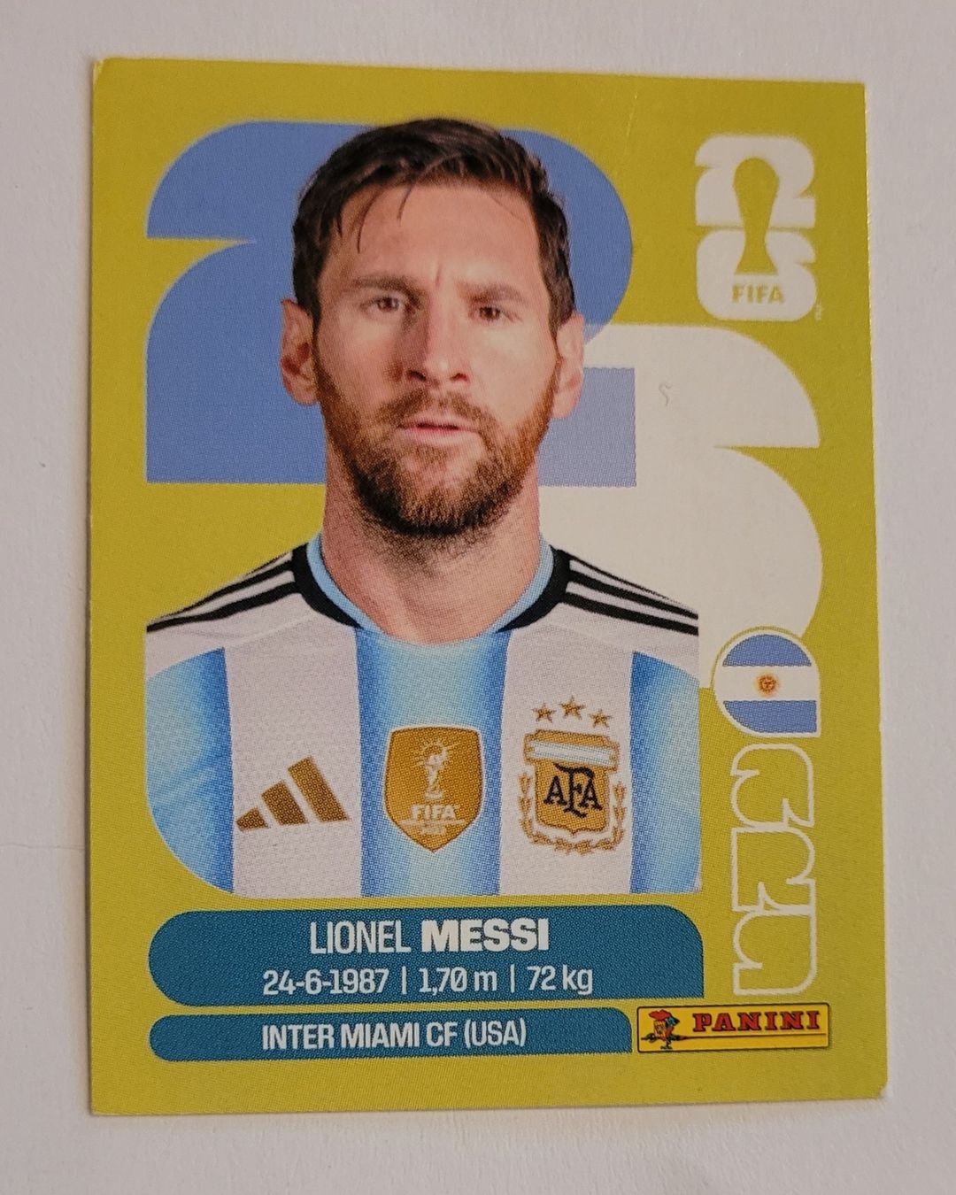 Panini Carte collezionabili: Lionel Messi Panini WM 2026 – Nuovo (secondo la descrizione) da Sulgen venduto da Sannssa