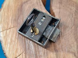 1 antikes Möbel Schloss mit Schlüssel DM3.5cm (LOT3402#MBS3)