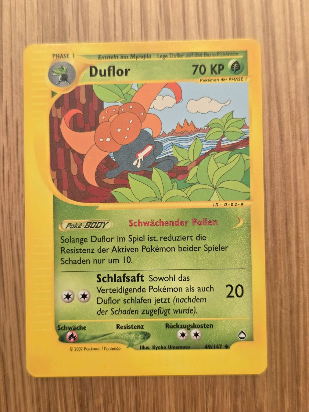 Pokémon Sammelbilder & Trading cards: Pokémon TCG Aquapolis Duflor – Neu (gemäss Beschreibung) aus Rotkreuz von Mahkoh