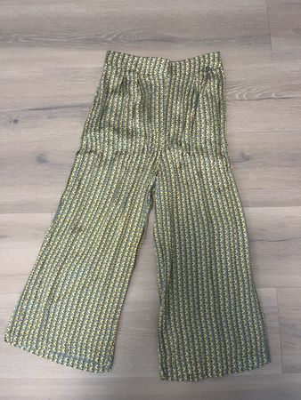 Stoffhose farbig gemustert XS neu