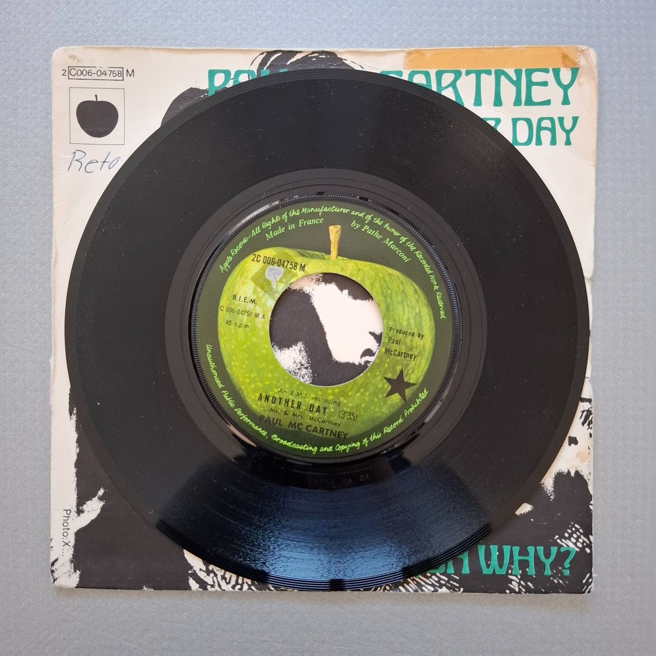 Dischi in vinile: Paul McCartney - Another Day – Usato da Arbon venduto da pendulum 1